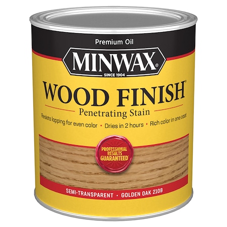 Minwax 1 Qt Golden Oak Wood Finish Oil-Based Wood Stain 70001